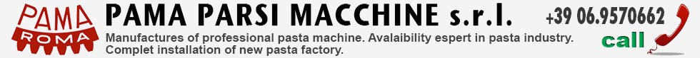 Pasta lines machines and professional equipments for pasta factory